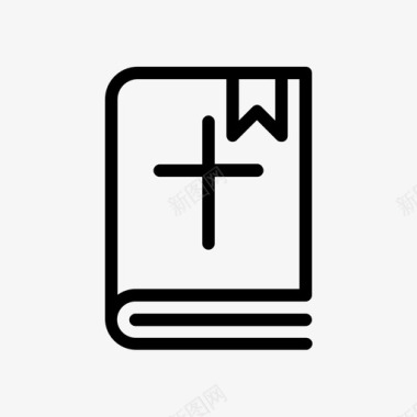圣经基督教福音图标图标