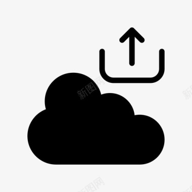 云上传数据库开发图标图标