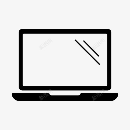笔记本电脑mac电脑随机模板图标svg_新图网 https://ixintu.com mac电脑 笔记本电脑 随机模板