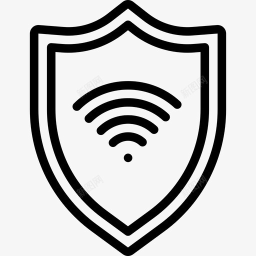 wifi屏蔽数据安全图标svg_新图网 https://ixintu.com wifi屏蔽 安全 数据 数据安全概述