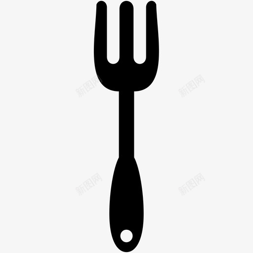叉子餐厅银器图标svg_新图网 https://ixintu.com 叉子 银器 餐具 餐厅