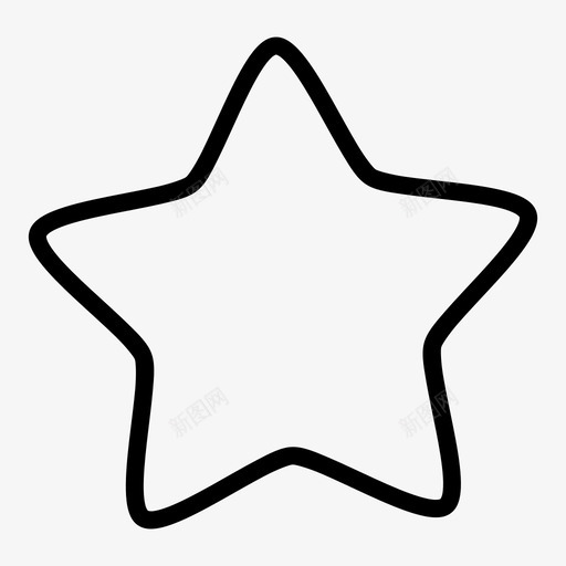 星星最爱奖励图标svg_新图网 https://ixintu.com 奖励 星星 最爱