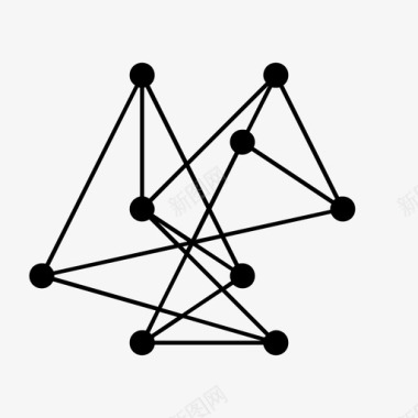 分布式网络社区连接图标图标