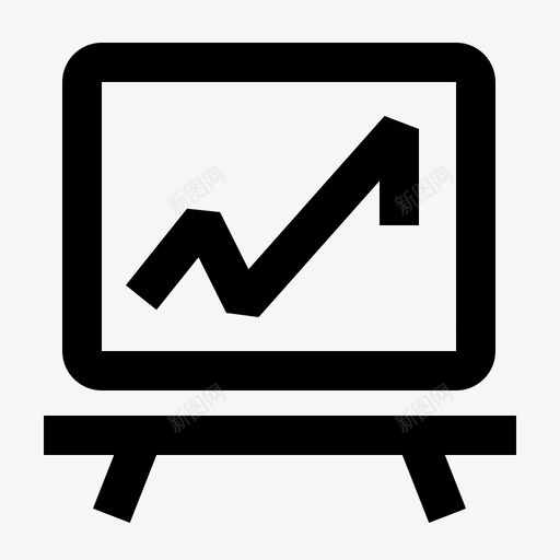 股票董事会增强图标svg_新图网 https://ixintu.com 增强 演示 监控 股票 董事会