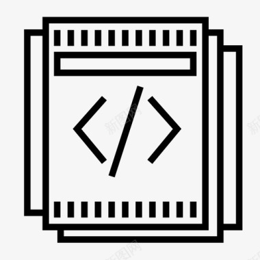 html文件代码文件格式图标图标