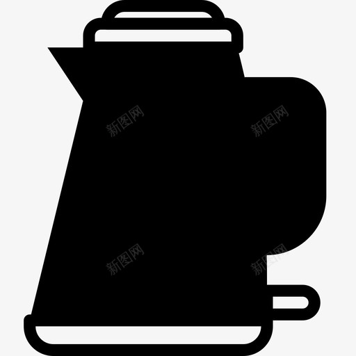 水壶电器电热水壶图标svg_新图网 https://ixintu.com 家用 家用电器概述 水壶 电器 电热水壶