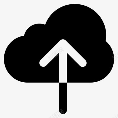 云上传数据存储图标图标