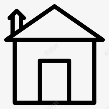 房屋建筑房产图标图标
