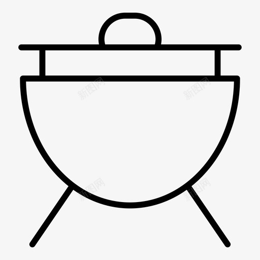 烧烤户外夏日瘦身图标svg_新图网 https://ixintu.com 夏日瘦身 户外 烧烤