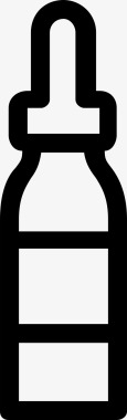 滴管瓶子吸管图标图标