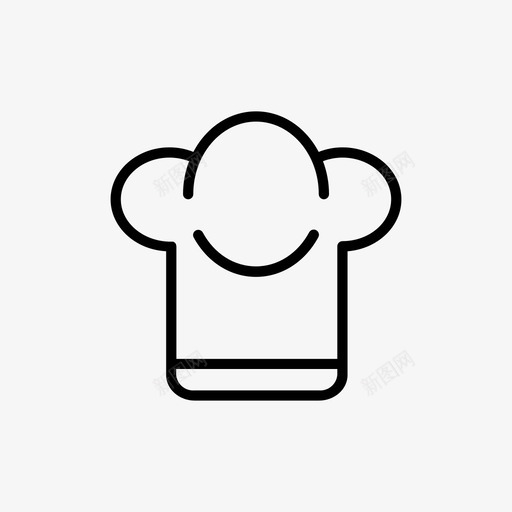 厨师帽烹饪厨房图标svg_新图网 https://ixintu.com 厨师帽 厨房 时尚 烹饪 玩具