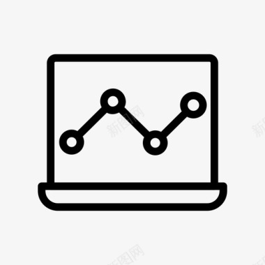 分析计算机开发图标图标