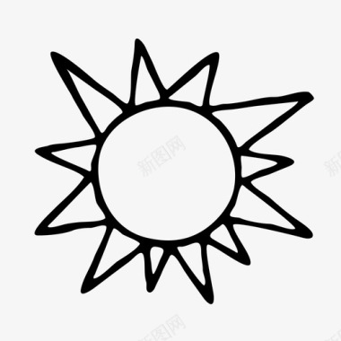 太阳画手图标图标