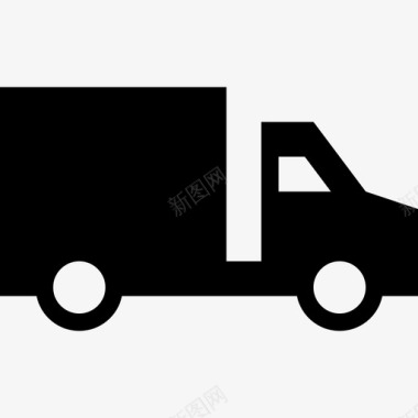 卡车运输车物流图标图标