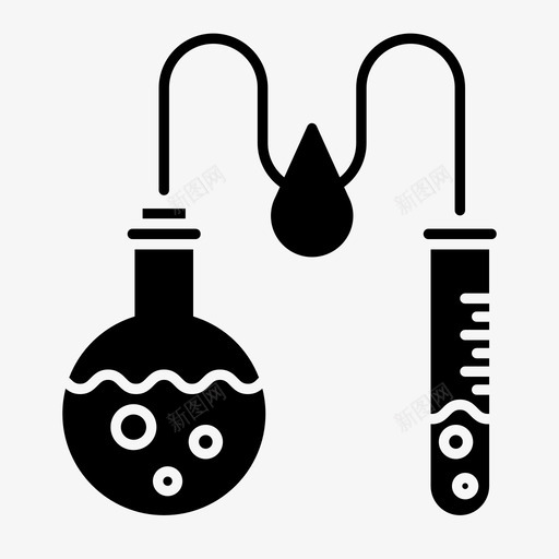 化学分析能源石油图标svg_新图网 https://ixintu.com 化学分析 石油 石油工业雕文 能源