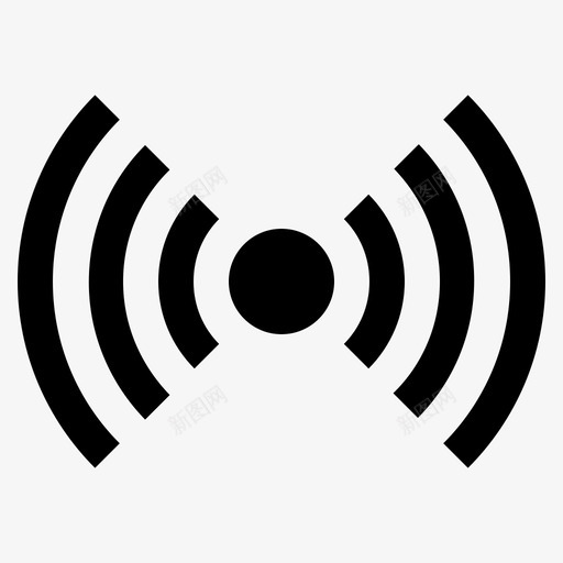 信号热点wifi图标svg_新图网 https://ixintu.com wifi wifi信号 信号 热点