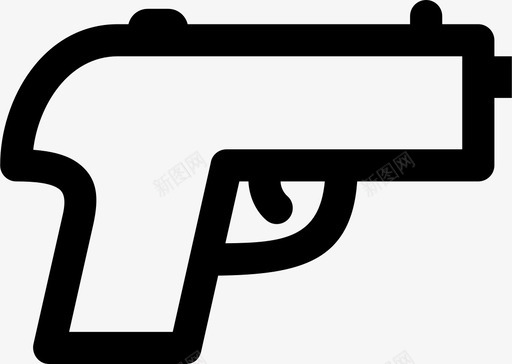 枪火器手枪图标图标