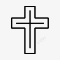耶稣受难日基督基督教十字架图标高清图片