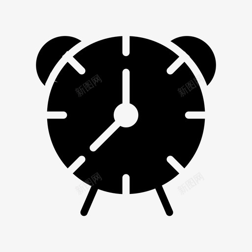 闹钟时钟开发图标svg_新图网 https://ixintu.com 商业字形第11卷 开发 手表 时钟 时间 闹钟