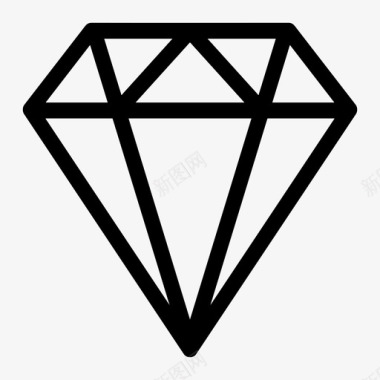 钻石克拉宝石图标图标