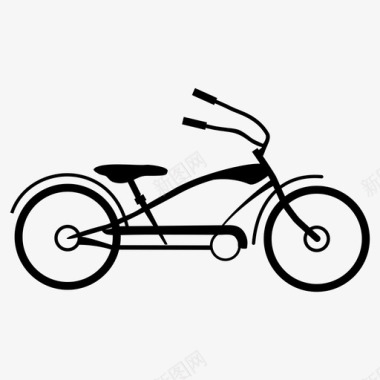 巡洋舰自行车沙滩自行车直升机自行车图标图标
