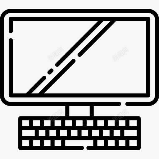 键盘和显示器技术局图标svg_新图网 https://ixintu.com 局 技术 键盘和显示器
