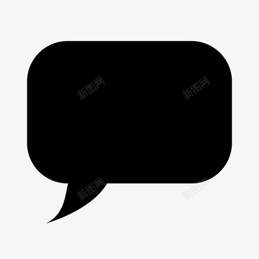 言语泡沫聊天交谈图标svg_新图网 https://ixintu.com 交谈 聊天 言语泡沫 说