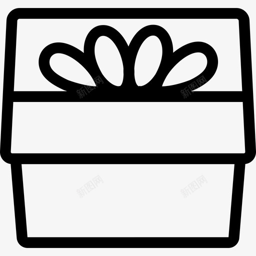 大礼盒小面包礼盒图标svg_新图网 https://ixintu.com 大礼盒 小面包 礼盒
