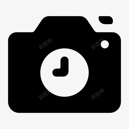照相机定时器摄影设置图标svg_新图网 https://ixintu.com 摄影 照相机和摄影轮 照相机定时器 设置