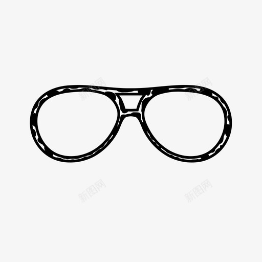 龟壳飞行员眼镜镜框龟壳图标svg_新图网 https://ixintu.com 镜框 龟壳 龟壳飞行员眼镜
