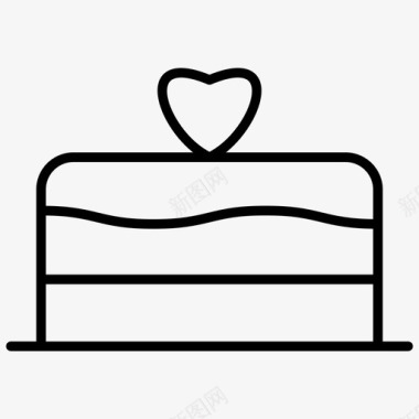 结婚蛋糕爱情爱情薄图标图标