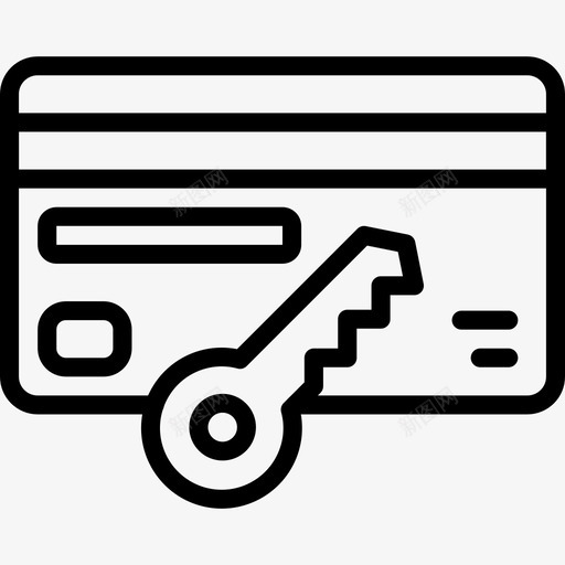 卡钥匙数据安全图标svg_新图网 https://ixintu.com 卡钥匙 安全 数据 数据安全大纲