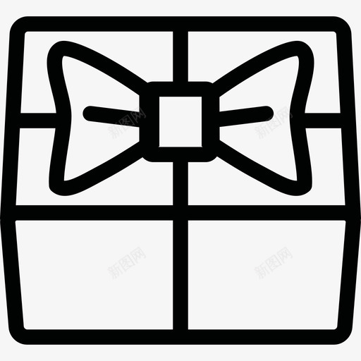 带大蕾丝的礼品盒礼品盒图标svg_新图网 https://ixintu.com 带大蕾丝的礼品盒 礼品盒