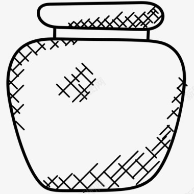 泡菜罐食品罐食品保鲜器图标图标
