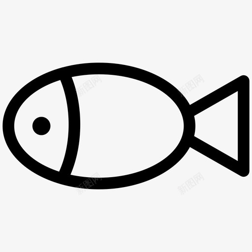 鱼海鲜夏季概要图标svg_新图网 https://ixintu.com 夏季概要 海鲜 鱼