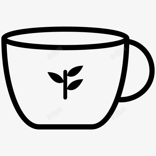 茶杯下午茶咖啡图标svg_新图网 https://ixintu.com 下午茶 咖啡 咖啡茶 热咖啡 茶杯