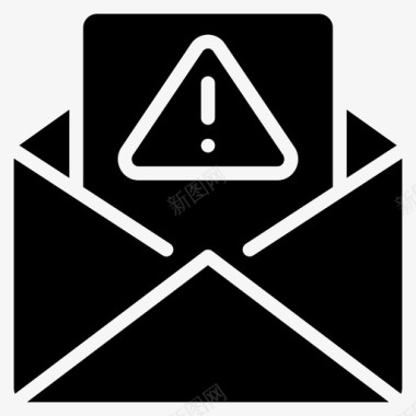 邮件警报数据安全图标图标