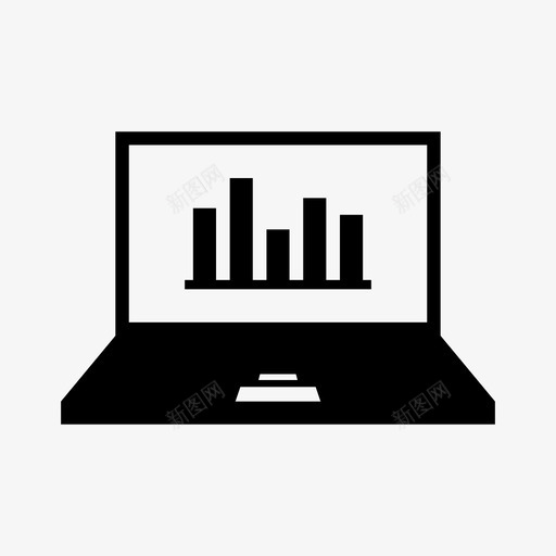 分析信息笔记本电脑图标svg_新图网 https://ixintu.com 优化 信息 分析 笔记本电脑 统计 营销