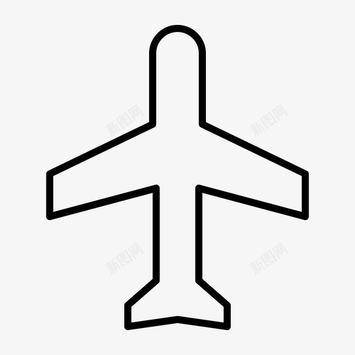 飞机航空公司波音图标svg_新图网 https://ixintu.com 天空 波音 航空公司 飞机