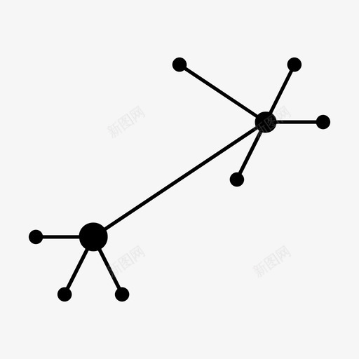 分散网络社区连接图标svg_新图网 https://ixintu.com 分散网络 拓扑 社区 网络表示 节点 连接