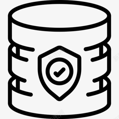 数据库屏蔽安全数据安全概要图标图标