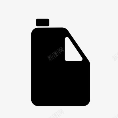 汽油瓶子图标图标