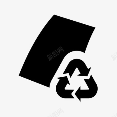回收文件纸张图标图标