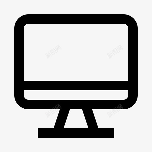 显示器计算机窗口图标svg_新图网 https://ixintu.com 显示器 窗口 计算机 迷你图标线图标的最小用途
