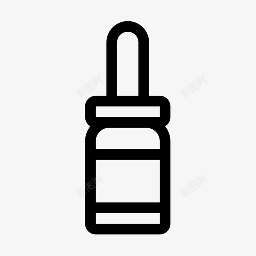 药品瓶子滴管图标svg_新图网 https://ixintu.com 液体 滴管 瓶子 药品