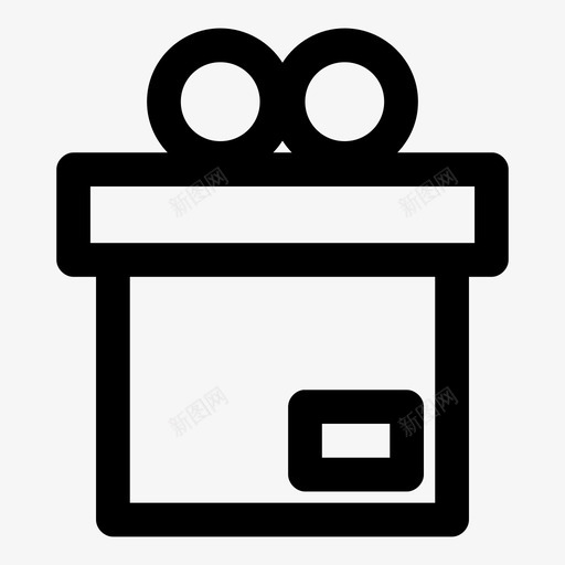 礼品盒子包装图标svg_新图网 https://ixintu.com 包装 电子商务大胆 盒子 礼品 礼物