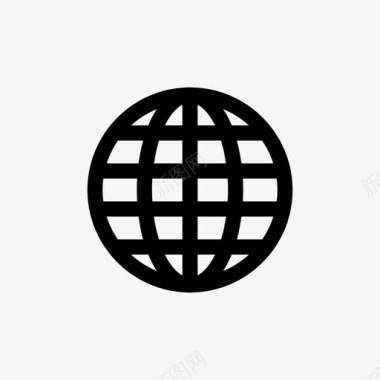 因特网连接因特网地球仪图标图标