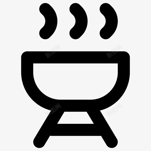 烧烤必需品系列图标svg_新图网 https://ixintu.com 必需品系列 烧烤