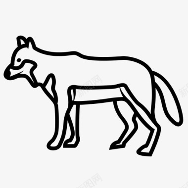 狼身食肉灰太狼图标图标