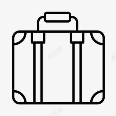 旅行箱包行李图标图标